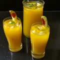 Sneha Patel's cooksnap of when they made Fresh Mango juice (Frooti).