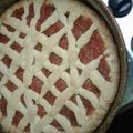 El cooksnap de Florencia Reyes cuando hizo Pasta frola.