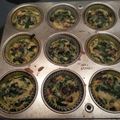 tylerbones's cooksnap of when they made Mini Egg, Mushroom and Spinach Frittatas.