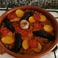 El cooksnap de Juan Jose Mari cuando hizo Arroz al horno.