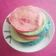 El cooksnap de Makwa Ikwa cuando hizo Tortitas americanas (pancakes) de colores.