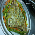 El cooksnap de Maribel Sentana Cremades cuando hizo Corvina al horno.