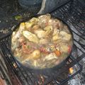 El cooksnap de Elii Tempo cuando hizo Pollo a la cerveza en disco de arado.
