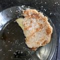 El cooksnap de Pau cuando hizo Panqueque de avena banana y coco.