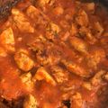 El cooksnap de Jonathan Mas y Rubi cuando hizo Pechuga de pollo con salsa de pimentones.