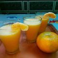 Meena 's cooksnap of when they made Orange MilkShake.