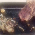 El cooksnap de Karen Elizondo cuando hizo Chuletas de Cerdo a la Cerveza.