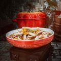 Cooksnap Zleq Kha semasa beliau membuat Paprik Sotong.
