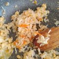 El cooksnap de Maria Mesa cuando hizo Bolitas de arroz, zanahoria y pollo para bebés. BLW.