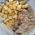 El cooksnap de Marilina Rava cuando hizo Pollo al champiñón.