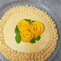 Anna Lucero's cooksnap of when they made Banana Cake With Peanut Butter Frosting.