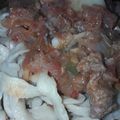 El cooksnap de Meli cuando hizo Tallarines caseros con tuco de pollo.