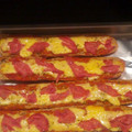 El cooksnap de Becky cuando hizo Pizzas de pan caseras.