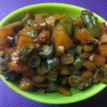 RIZWANA's cooksnap of when they made உருளைக்கிழங்கு சேர்த்த கேரட் பீன்ஸ் பொரியல்(carrot beans potato poriyal recipe in tamil).