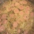 szepandi Cooksnap-ja, amikor elkészítette a(z) Frankfurti leves receptet.