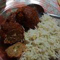 El cooksnap de Móny Byrd cuando hizo Albóndigas con chile chipotle. ॐ.