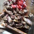 Benard's cooksnap of when they made Mbuzi Choma with Kachumbari.