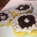 El cooksnap de Marian cuando hizo Keto - Tarteletas rellenas con crema de frutos rojos y muffins con cubiertas locas.