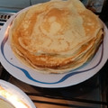 El cooksnap de Sebastian Orqueida cuando hizo Panqueques caseros.