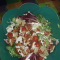 El cooksnap de Sara cuando hizo Ensalada César.