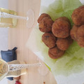 El cooksnap de Adela Cortina cuando hizo Albóndigas de berenjena.