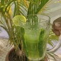Deepa Patel 's cooksnap of when they made કાકડી અને ફુદીનાનું કુલર (Cucumber Pudina Cooler Recipe In Gujarati).