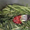 健康小廚臉 的 蒜炒空心菜（低醣生酮餐）（方便素）（簡單料理） cooksnap