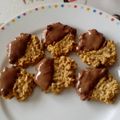 SpiceandCosy's cooksnap of when they made Ginger oat biscuits with dark chocolate.