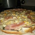 El cooksnap de Penz cuando hizo Tarta de acelga, jamón y queso.