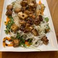 El cooksnap de Victoria cuando hizo Ensalada thai con tofu caramelizado.