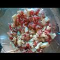 صورة من om rakan ، شاركها بعد تجربة وصفة سلطة الطماطم مع البيض المسلوق والبطاطس 🍅🥚🍟
