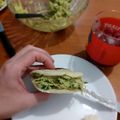 El cooksnap de Francesca Del Luca cuando hizo Reina Pepiada (arepa venezolana).