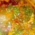 Ruth's cooksnap of when they made Efo-riro.