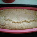 El cooksnap de Lil cuando hizo Budin de polenta y frutillas.