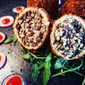 Cooking With Peggs's cooksnap of when they made Spicy Vegetarian Haggis BitesVegan friendly too!.