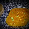 Disha D'Souza's cooksnap of when they made Gatte ki sabji.