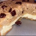 El cooksnap de Jennifer Flores De León cuando hizo Panqué de plátano con relleno de cheesecake.