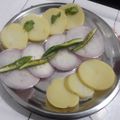 mahima Awasthi का कुकस्नैप जब उन्होंने आलू    सलाद (aloo salad recipe in Hindi) बनाया था।