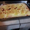 El cooksnap de Angie Arias cuando hizo Pasta con salsa de remolacha gratinada.