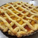 El cooksnap de Catalina cuando hizo Kuchen de durazno.