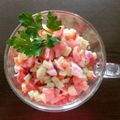 کوک اسنپ Fatemeh Nnn بعد از امتحان کردن سالاد هندی (Indian salad)🥗.
