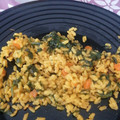 El cooksnap de Inma Romero Gosp cuando hizo Arroz con zanahorias y espinacas.