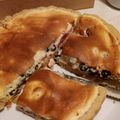 El cooksnap de Andrea cuando hizo Kuchen de frambuesa y arándanos.