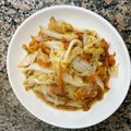 陳美惠 的 櫻花蝦炒白菜 cooksnap