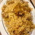 Sarosh Zeeshan's cooksnap of when they made Mutton chops pulao.