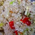 Cooksnap Julia ALeen Aireish semasa beliau membuat Nasi Goreng Kampung bujang style.