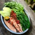 Cooksnap Dapur Yusfarisyia semasa beliau membuat Air asam cabai picit (ikan rebus + pucuk ubi celur).
