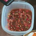 Cooksnap Norida Alias semasa beliau membuat Sambal Belacan Cili Mentah.