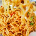 Khushi का कुकस्नैप जब उन्होंने चाउमीन(Chowmein recipe in hindi) बनाया था।