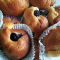 El cooksnap de teresa cuando hizo Muffins de arándanos y queso.